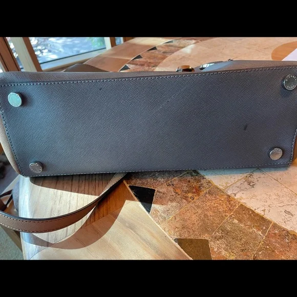 Michael Kors, Taupe with tan trim, Purse - Picture 8 of 8